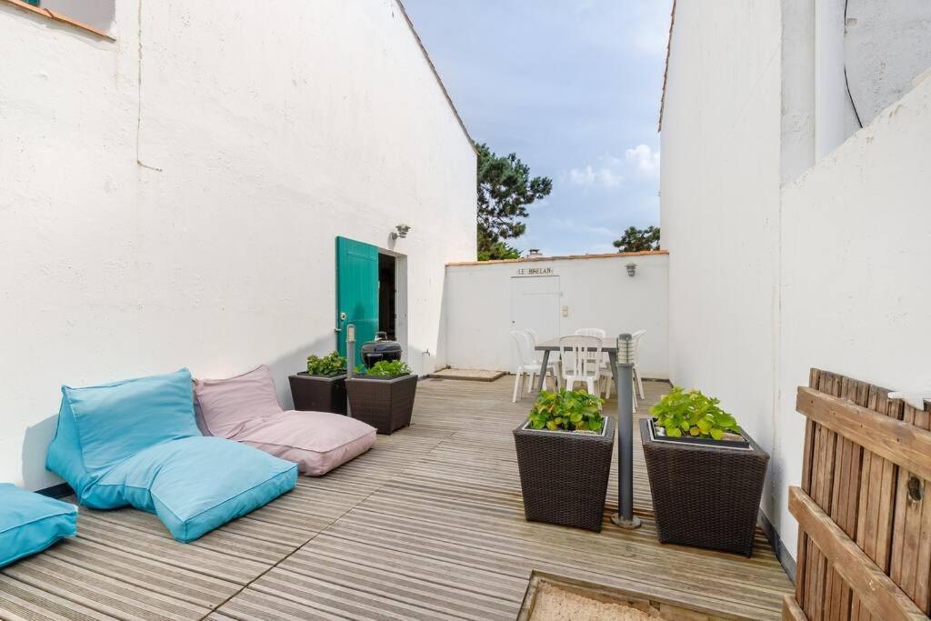 Maison 3 Chambres, Terrasse Et Piscine Brétignolles-sur-Mer Kültér fotó